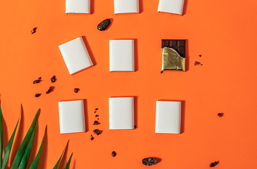 Chocolats à personnaliser Napolitains