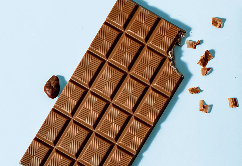 Tablette de chocolat personnalisable