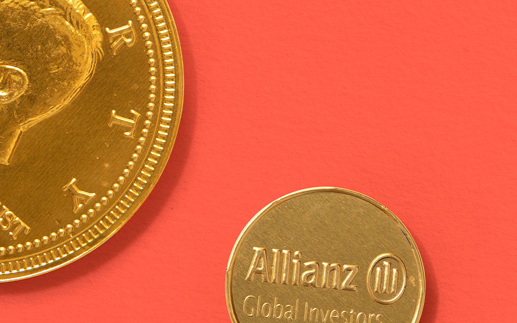 Médailles et pièce en chocolat personnalisable entreprise allianz