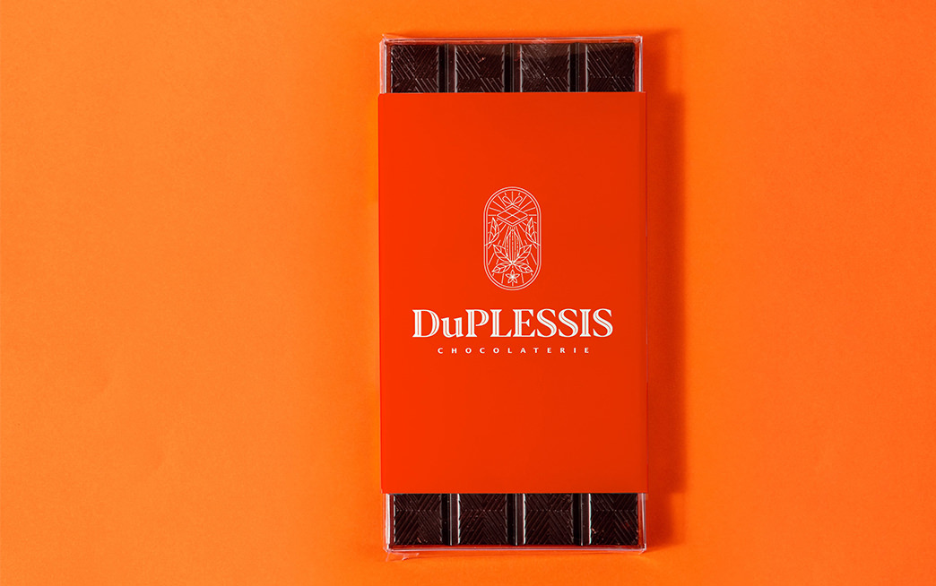 Tablette de chocolat noir personnalisable