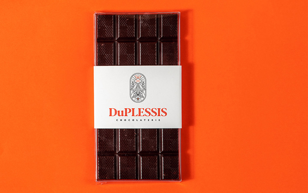 Tablette chocolat noir personnalisable