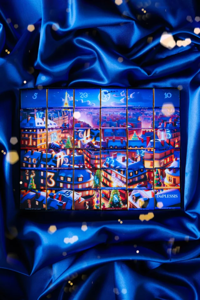 Création exclusive pour les @galerieslafayette ✨
Un coffret de 36 napolitains détourné en calendrier de l'Avent gourmand.

#chocolaterieduplessis #calendrierdelavent #galerieslafayetteparis #chocolatpersonnalisé